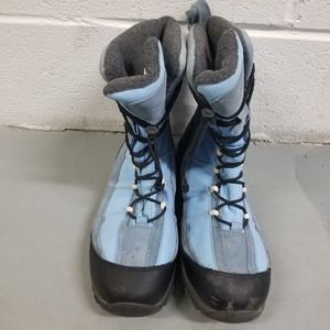 Lands End Blue & Black Insulated Winter Boots